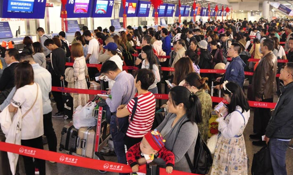 China's airport advertising market takes off again